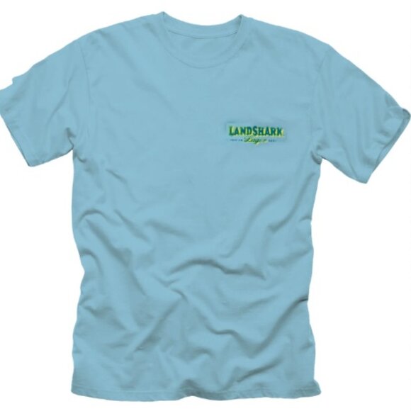 Landshark Light Blue T-Shirt Adult S-2XL - Picture 1 of 2
